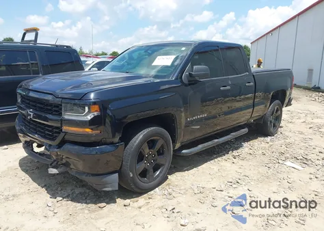 2017 Chevrolet Silverado 1500 Custom из США, поврежденный, VIN 1GCRCPEC7HZ377121